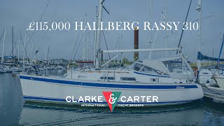 £115000 Hallberg Rassy 310  Walkthrough Tour [upl. by Alracal]