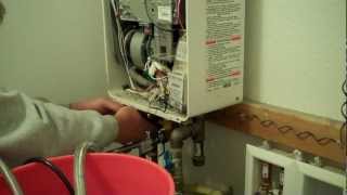 Cleaning a Rinnai Hot Water Heater Part  1 [upl. by Julian617]