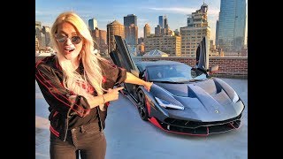 Driving the 4 million Lamborghini Centenario in NYC [upl. by Hibbs]