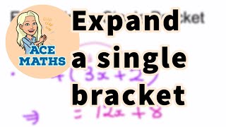 KS3 Maths  Expand a single bracket [upl. by Bettine]