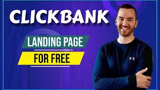 Clickbank Landing Page Free Affiliate Marketing Landing Page Creation [upl. by Willette]