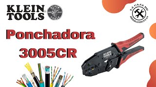 Pinzas Klein ponchadora modelo 3005CR [upl. by Aneehs369]