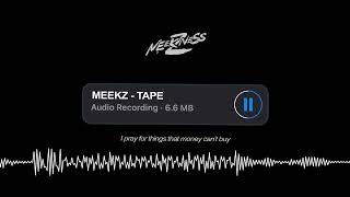 Meekz  Tape Lyric Visualizer [upl. by Lambard]