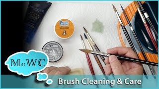 Cleaning amp Caring For Your Watercolor Brushes [upl. by Cassidy550]