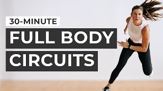 30Minute Full Body CIRCUIT WORKOUT with Dumbbells 🔥 [upl. by Taite232]