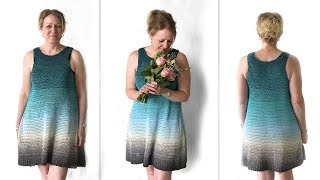 Simple Collar Dress  free crochet pattern [upl. by Aubrette]