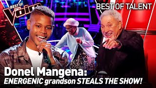 16YearOld OWNS the show with his GRANDMA in The Voice [upl. by Shalna]