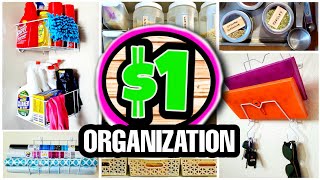 35 Dollar Store Organization Hacks amp Ideas REAL LIFE HACK IDEAS you will actually use [upl. by Ikciv]