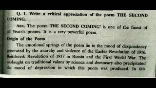 Summary of poem Second Coming by WBYeatsCritical appreciation of poem Second Coming by WBYeats [upl. by Tabitha]