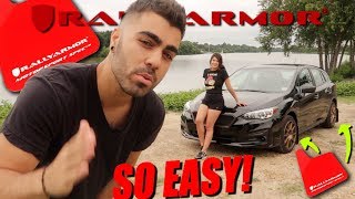 RALLY ARMOR UNIVERSAL MUD FLAPS INSTALL easiest way 2018 Subaru [upl. by Nerfe38]