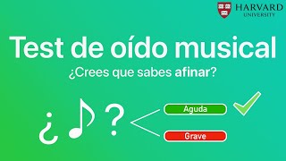 Test de oído musical de HARVARD  Adivina si es GRAVE o AGUDO [upl. by Eneli558]