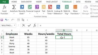 How to Multiply Columns in Excel [upl. by Deirdre]