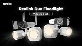 Meet Reolink Duo Floodlight 180° Security amp Ultra Brightness [upl. by Netnert]