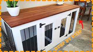 Building a Custom Indoor Dog Kennel [upl. by Elleoj]