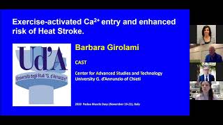 Barbara Girolami  quotExerciseactivated Ca2 entry and enhanced risk of heat strokequot [upl. by Adnohrahs]