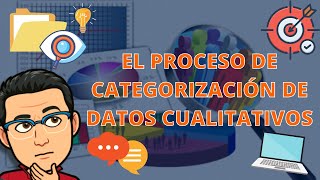 EL PROCESO DE CATEGORIZACIÓN DE DATOS CUALITATIVOS [upl. by Vale]