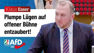 Plumpe Lügen auf offener Bühne entzaubert – Klaus Esser AfD [upl. by Yoko]