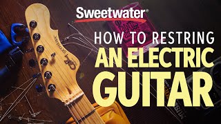 How to Restring an Electric Guitar [upl. by Nama]