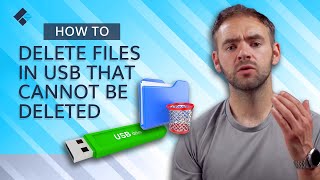 How to Delete Files in USB That Cannot Be Deleted 4 Methods [upl. by Dichy666]