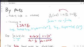 Calculus 2 Exam 2 Review pt1 General concepts integration techniques Purdue MA 162 166 [upl. by Aihsrop]