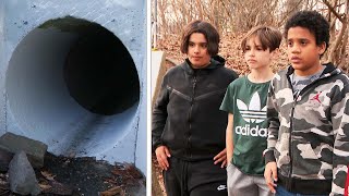 5 Kids Rescued From New York City Sewer [upl. by Efram175]