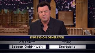 Seth MacFarlane impersonates Bobcat [upl. by Traci]