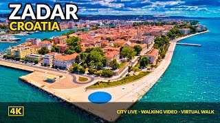 4K Walking tour Zadar Croatia [upl. by Hepza278]