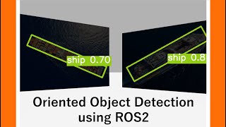 Oriented Object Detection using ROS2 [upl. by Thar955]