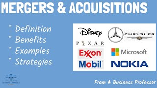 Mergers and Acquisitions With RealWorld Examples  From A Business Professor [upl. by Dleifyar]