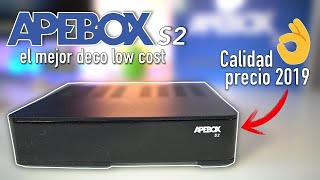 Apebox S2 ¿NUEVO MEJOR receptor Satélite BARATO 2019 [upl. by Yezdnil]