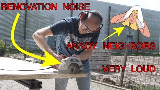 Renovation sound drill noise hammer sound effect hello neighbor angry neighbors anoy neighbors [upl. by Croft907]