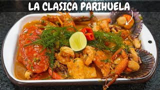 Asi preparo mi Parihuela PERUANA Receta facil y rico  Abelca [upl. by Stella]