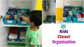 Kids Closet Organization  Organize Kids Closet  Organizopedia [upl. by Battiste]