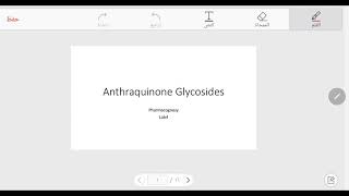 Anthraquinone glycosides [upl. by Riti]