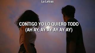 Contigo todoMaca amp Gero Lyrics [upl. by Idyak160]