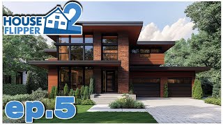 CAN WE CREATE A FRANK LLOYD WRIGHT HOME  HOUSE FLIPPER 2 [upl. by Yetah836]