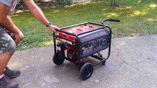 Harbor Freight Predator 4000 Generator  First Start Up [upl. by Ernesto]