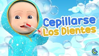 Cepillarse los dientes  Vídeos Infantiles para niños  Canciones de la granja [upl. by Ennairrek]