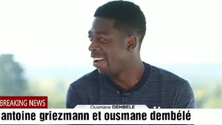 Griezmann et Dembélé linterview la plus drôle du foot français [upl. by Aninad73]