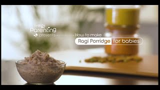 How to Make Ragi Finger Millet Porridge for Babies [upl. by Elwina]