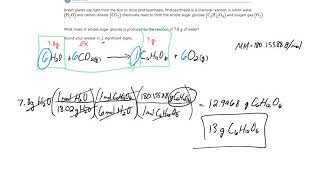 ALEKS  Solving for a reactant using a chemical equation Example 1 [upl. by Arevle160]