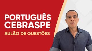 AULÃO PORTUGUÊS CEBRASPE  QUESTÕES COMENTADAS [upl. by Erine]