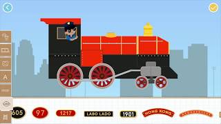 Labo Brick Train Build Game 4 Kids amp Preschoolers  Train game for lego train and Thomas train fans [upl. by Charity]