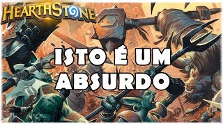 HEARTHSTONE  ISTO É UM ABSURDO STANDARD QUEST WARRIOR [upl. by Anauqcaj]