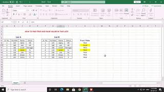 How To Check True or False Values in Excel File  Exact [upl. by Arek406]