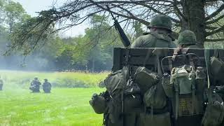 2024 Menomonee Falls Vietnam war reenactment Saturday battle ￼ [upl. by Eirrok]