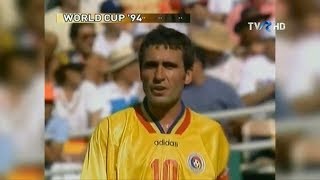 CM de Fotbal SUA 1994 Goluri Răducioiu şi Hagi în partida România  Columbia [upl. by Leribag768]