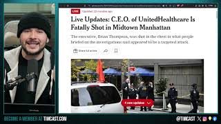 United Health CEO ASSASSINATED Leftists CELEBRATE As Political Tensions Escalate ASSASSIN AT LARGE [upl. by Eissac]