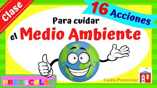 ¿CÓMO CUIDAR EL MEDIO AMBIENTE Aprende en Casa [upl. by Daffy440]