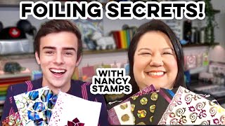 Become A Foiling PRO with Nancy Stamps foil tips amp tricks [upl. by Newton]